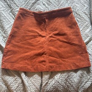 Forever 21 Burnt Orange Mini Skirt